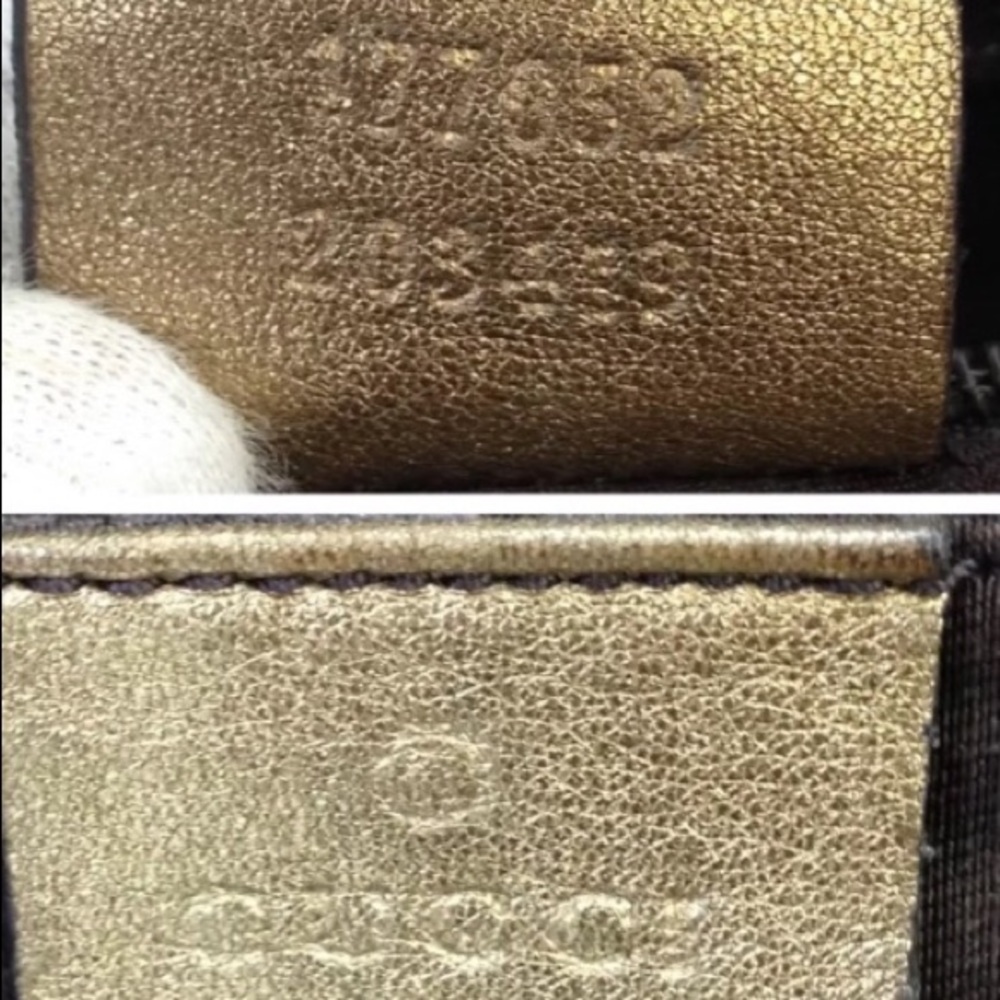 Metallic Gold Gucci Purse - Picture 8 of 8